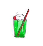 白い小人～もくして編～（個別スタンプ：32）