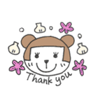 おかっぱクマ子さんの夏（個別スタンプ：15）