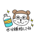 おかっぱクマ子さんの夏（個別スタンプ：31）