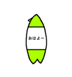サーフボード〈girls〉（個別スタンプ：1）