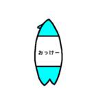 サーフボード〈girls〉（個別スタンプ：28）