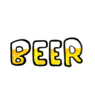 ビールかんぱいビール（個別スタンプ：2）