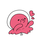 風船のタコくんたち（個別スタンプ：3）