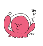 風船のタコくんたち（個別スタンプ：5）