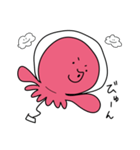 風船のタコくんたち（個別スタンプ：9）