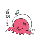 風船のタコくんたち（個別スタンプ：15）