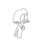 卑屈くんともみじちゃん（個別スタンプ：16）