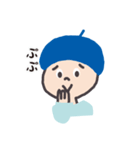 青いベレー（個別スタンプ：6）