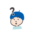 青いベレー（個別スタンプ：12）