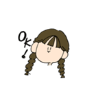 日常。な女の子。（個別スタンプ：3）