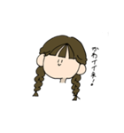 日常。な女の子。（個別スタンプ：5）