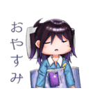 百合ちゃんのアホ毛スタンプ（個別スタンプ：7）