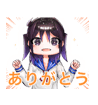 百合ちゃんのアホ毛スタンプ（個別スタンプ：8）