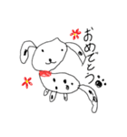 落書きだるめしあん（個別スタンプ：1）