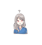 女子サポーターの日常（トリコロール）（個別スタンプ：14）