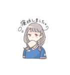 女子サポーターの日常（トリコロール）（個別スタンプ：15）