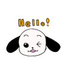 ふわふわなワンちゃん（個別スタンプ：1）