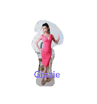 イタリアハーフ美女ニキータ（個別スタンプ：1）