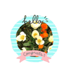 お花づくし（個別スタンプ：1）