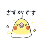 オカメインコ 敬語（個別スタンプ：3）