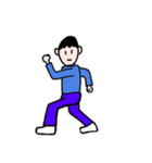 ゆる男の日常会話スタンプ（個別スタンプ：1）