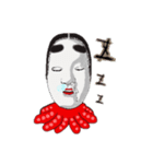 能面タコちゃん（個別スタンプ：3）