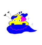 牛ちゃんの青春の落書き（個別スタンプ：7）