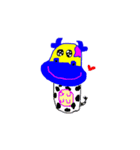 牛ちゃんの青春の落書き（個別スタンプ：10）