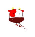 牛ちゃんの青春の落書き（個別スタンプ：32）