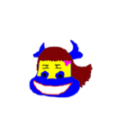 牛ちゃんの青春の落書き（個別スタンプ：35）