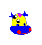 牛ちゃんの青春の落書き（個別スタンプ：36）