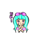女の子たちの一言スタンプ（個別スタンプ：8）