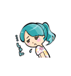 女の子たちの一言スタンプ（個別スタンプ：12）