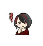 女の子たちの一言スタンプ（個別スタンプ：13）
