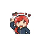 女の子たちの一言スタンプ（個別スタンプ：15）