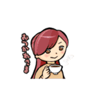 女の子たちの一言スタンプ（個別スタンプ：20）