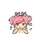 女の子たちの一言スタンプ（個別スタンプ：22）