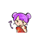 女の子たちの一言スタンプ（個別スタンプ：33）