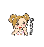 女の子たちの一言スタンプ（個別スタンプ：37）