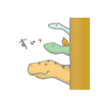 恐竜の恐くない生活 に（個別スタンプ：19）