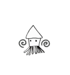 こどもの絵スタンプ（水辺のいきもの編）（個別スタンプ：8）