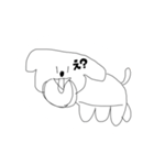 まお、ももか、子どもの落書き（個別スタンプ：6）