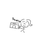 まお、ももか、子どもの落書き（個別スタンプ：7）