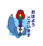 キジのサラリーマンスタンプ（個別スタンプ：3）
