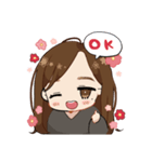 春菜ちゃんのかわいいスタンプ（個別スタンプ：4）
