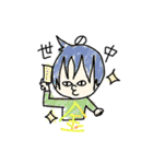 ミジンコ以下のわくわく落書きスタンプ！（個別スタンプ：7）