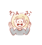 金髪女子（個別スタンプ：32）