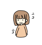 ゆるふわ女の子のスタンプ（個別スタンプ：31）