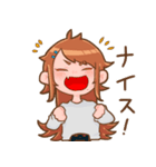 ゆるゲーマーくるみのスタンプ（個別スタンプ：1）