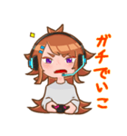 ゆるゲーマーくるみのスタンプ（個別スタンプ：3）